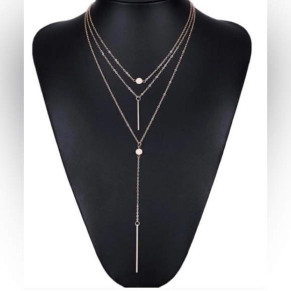 Gold Layering Necklace - Picture 2 of 5
